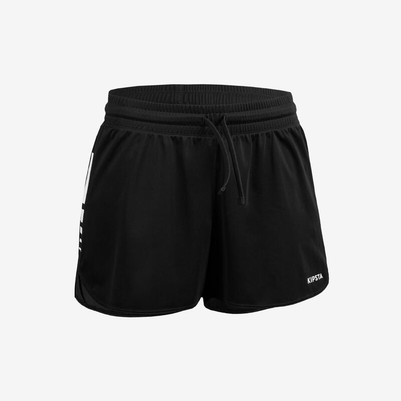 Pantalón corto de balonmano Mujer - H100 negro