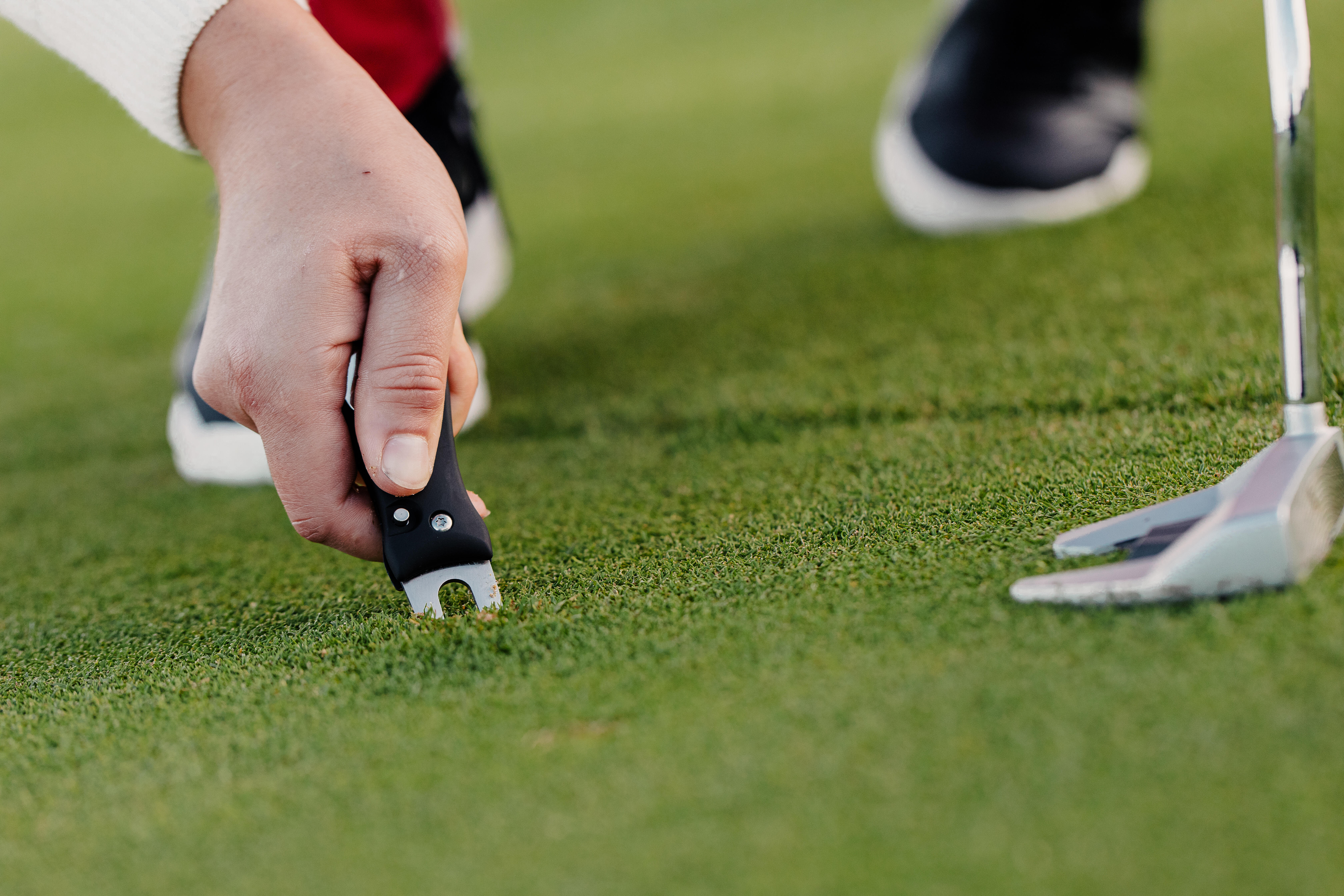 Golf Automatic Divot Repair Tool - Inesis Black - INESIS