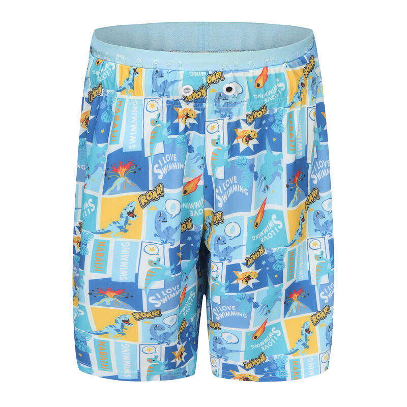 男孩款泳褲 - 100 長版 - ALL COMIC 藍色