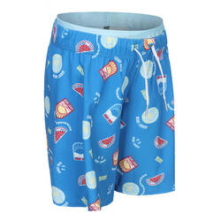 CN SWIMSHORT 100 LONG ALL BADGE BLUE