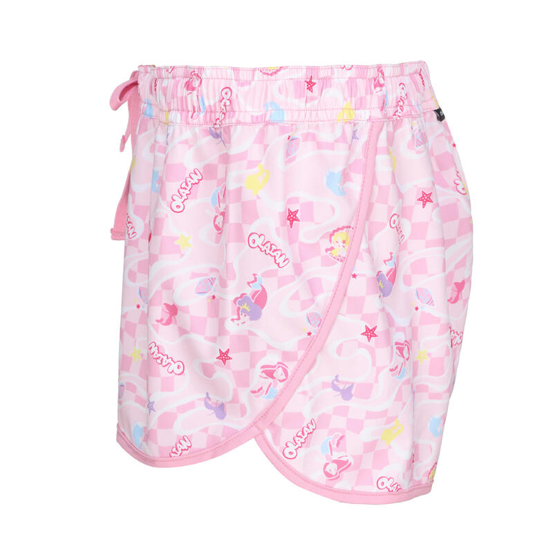 Girl's surfing boardshorts CHECK PINK
