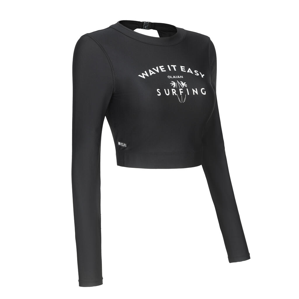 Femme Surf Haut de maillot de bain - CN HAUT ADAH NOIR