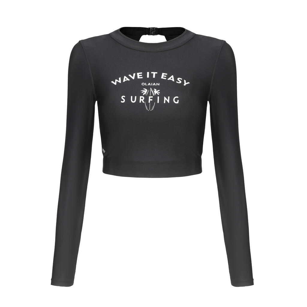 Femme Surf Haut de maillot de bain - CN HAUT ADAH NOIR