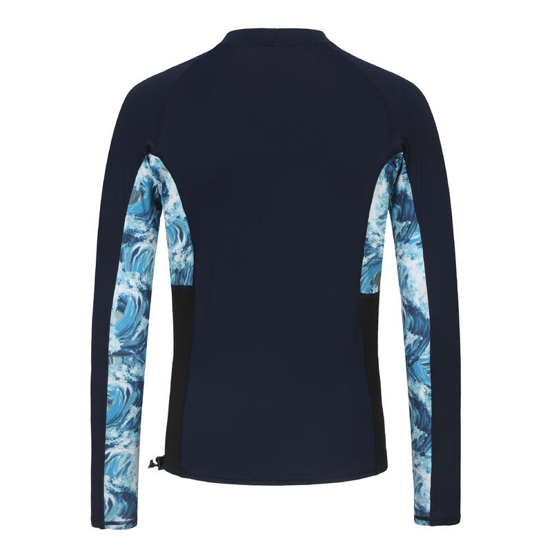 Men's UV-protection surfing TOP BLUE WAVE