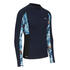 Men's UV-protection surfing TOP BLUE WAVE