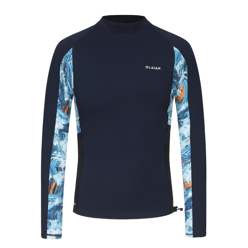 Men's UV-protection surfing TOP BLUE WAVE