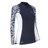 Women's long-sleeved UV-resistant T-shirt - PALMER NAVY