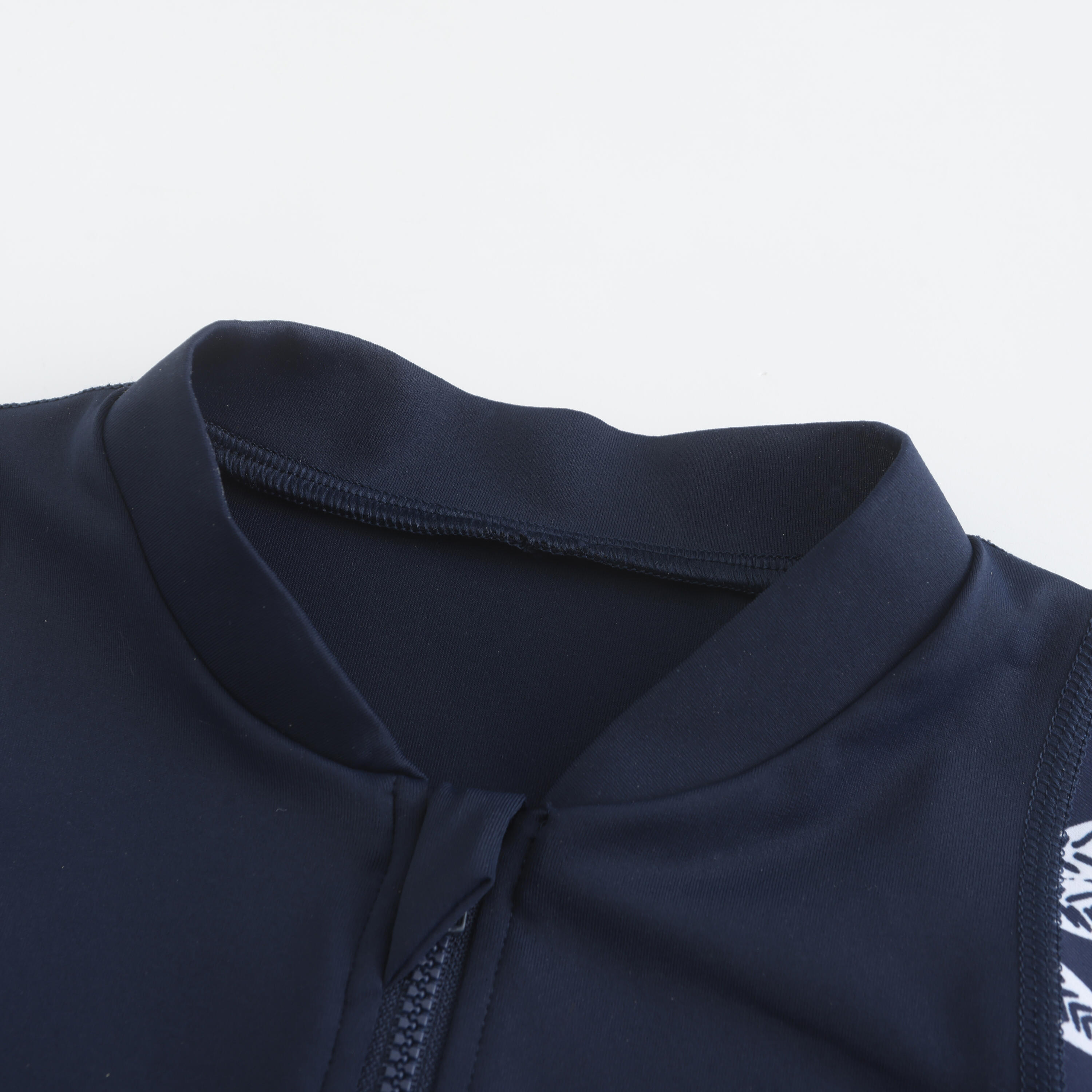 Women UV Protection UPF50+ Beach Top Surfing Rashguard T-shirt Navy White