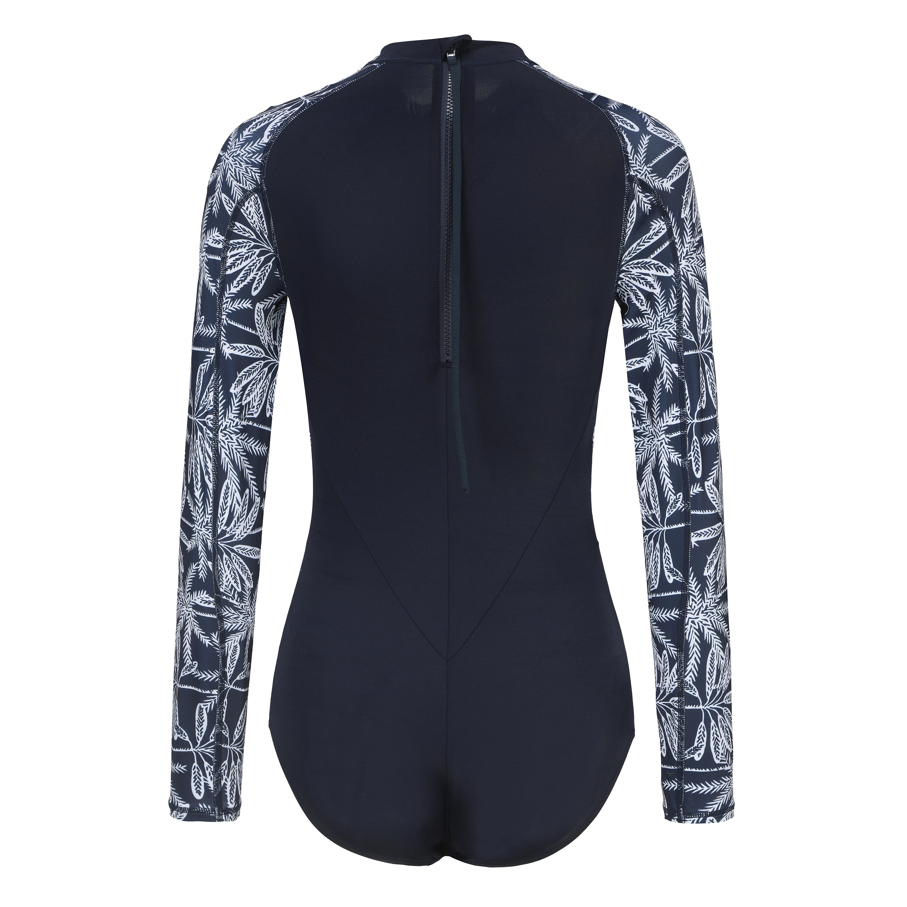Women's One Piece Long Sleeve Surf Swimsuit Jane - Black