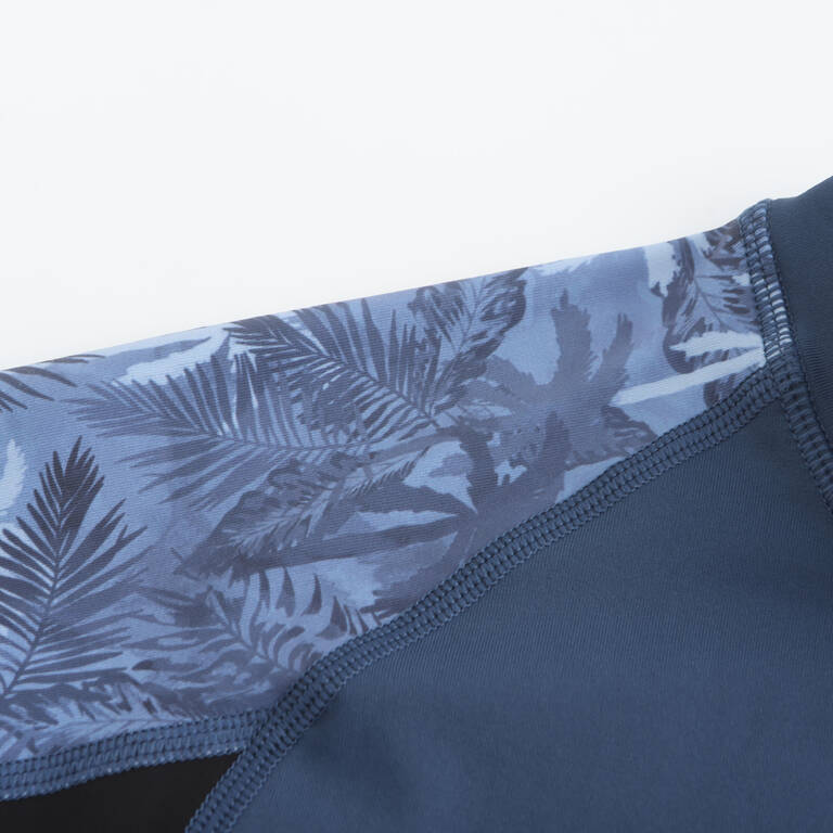 Men's surfing UV protection top NAVY PALM