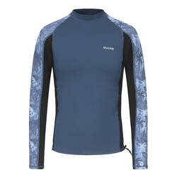 Men's surfing UV protection top NAVY PALM