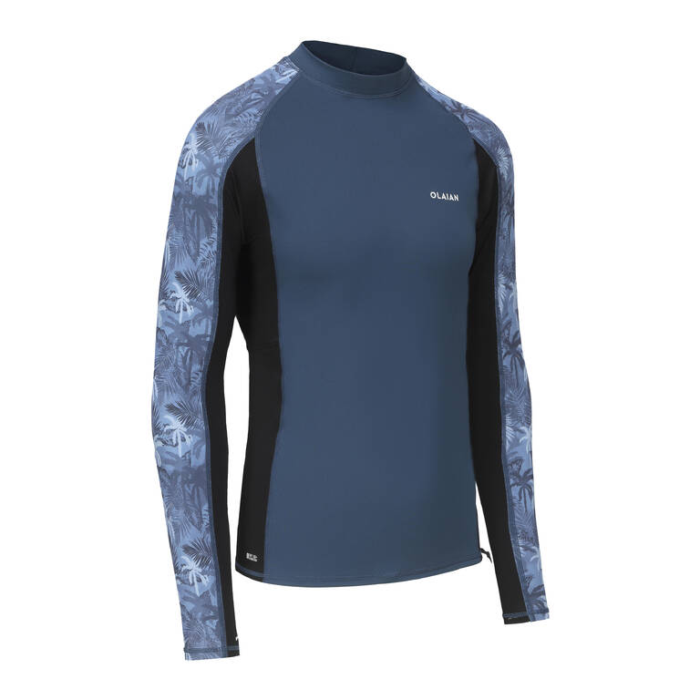 Men's surfing UV protection top NAVY PALM