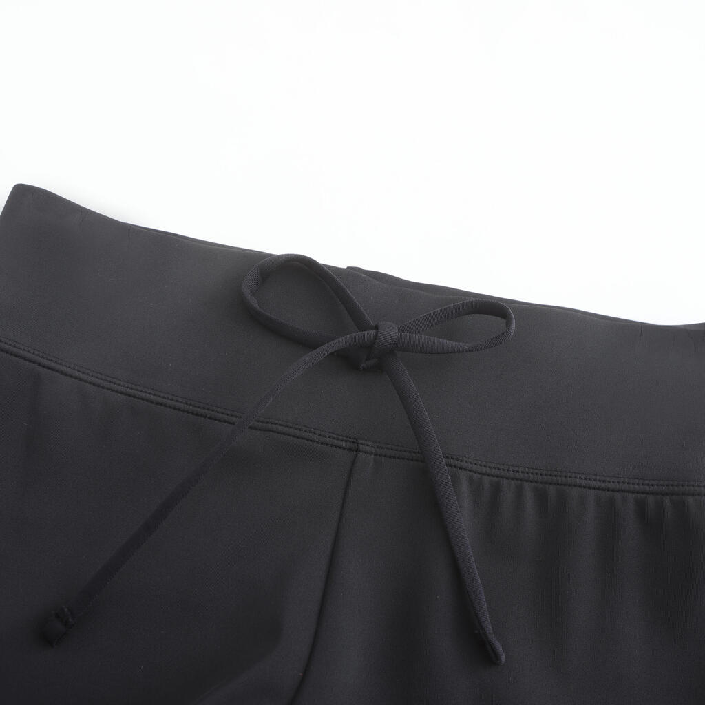Licra con protección solar de surf para mujer Olaian UV Leg 100 negro