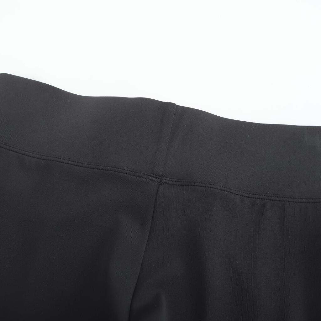 Licra con protección solar de surf para mujer Olaian UV Leg 100 negro