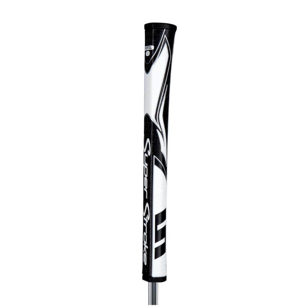 Golf Putter Grip - Traxion pistol GT 1.0 White/Black