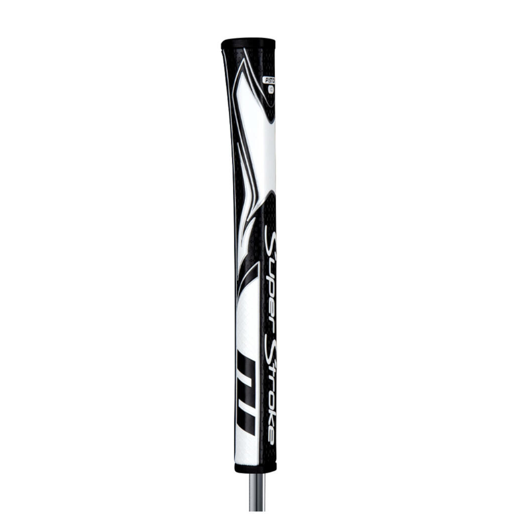 Golf Putter Grip - Traxion pistol GT 1.0 White/Black