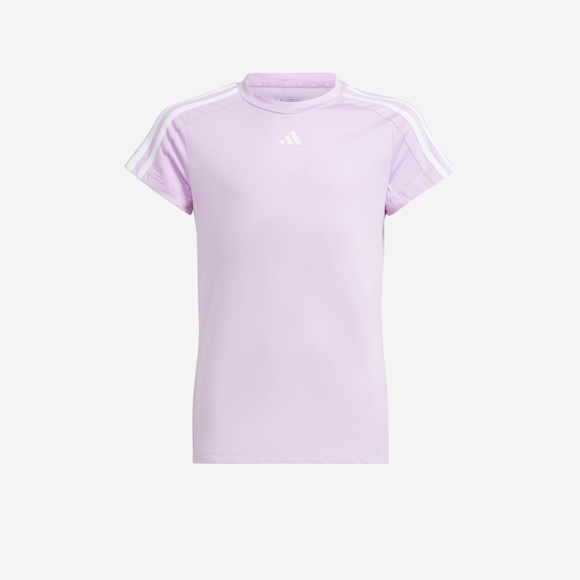 Adidas - T-shirt De Sport Adidas Fille Violet - T-shirt Manches Courtes - Education Sportive Enfant - - 10 À 12 Ans - Decathlon