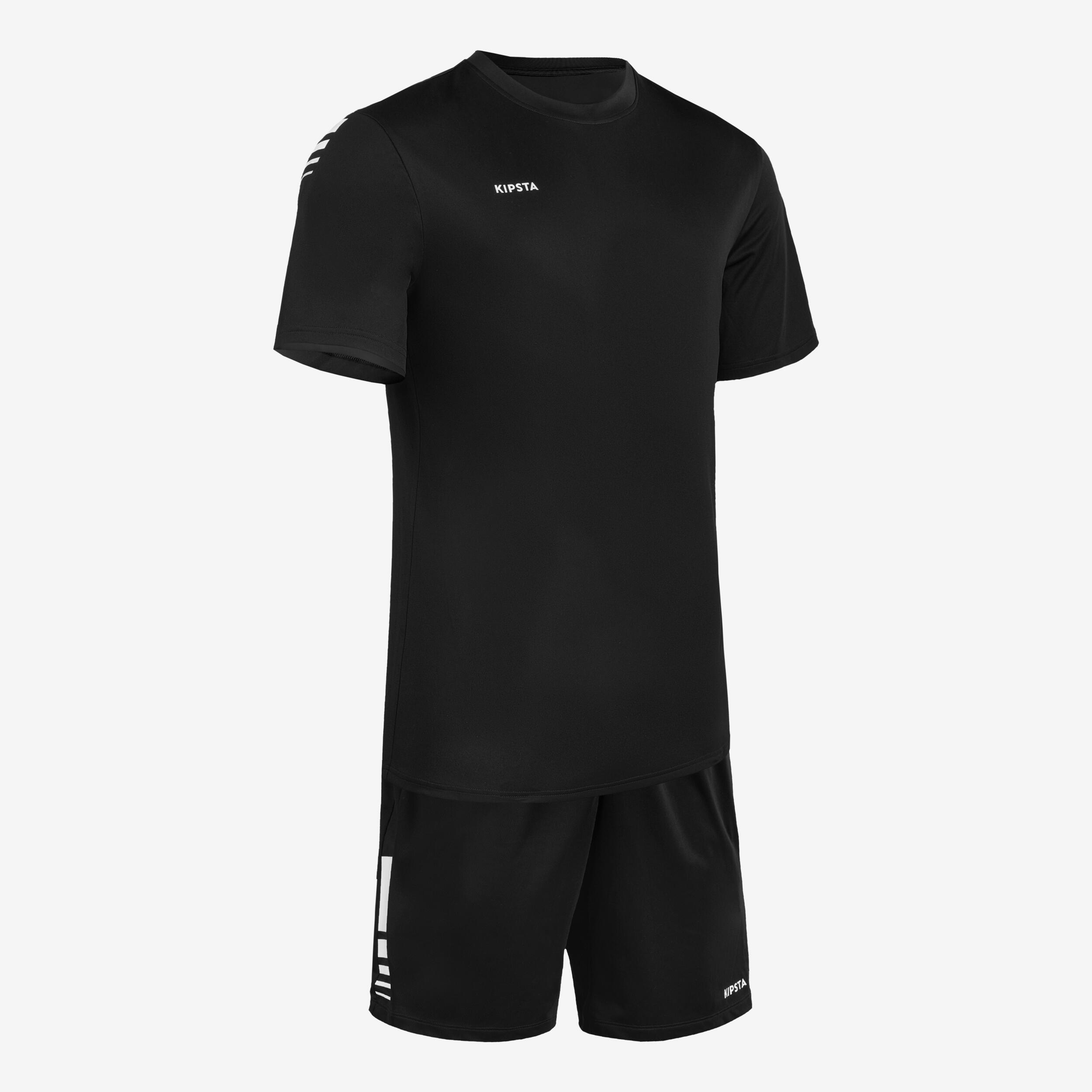 Men's handball jersey - H100 black