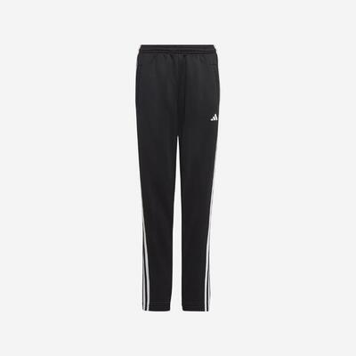 Pantaloni tuta ADIDAS bambino ginnastica regular fit traspiranti neri