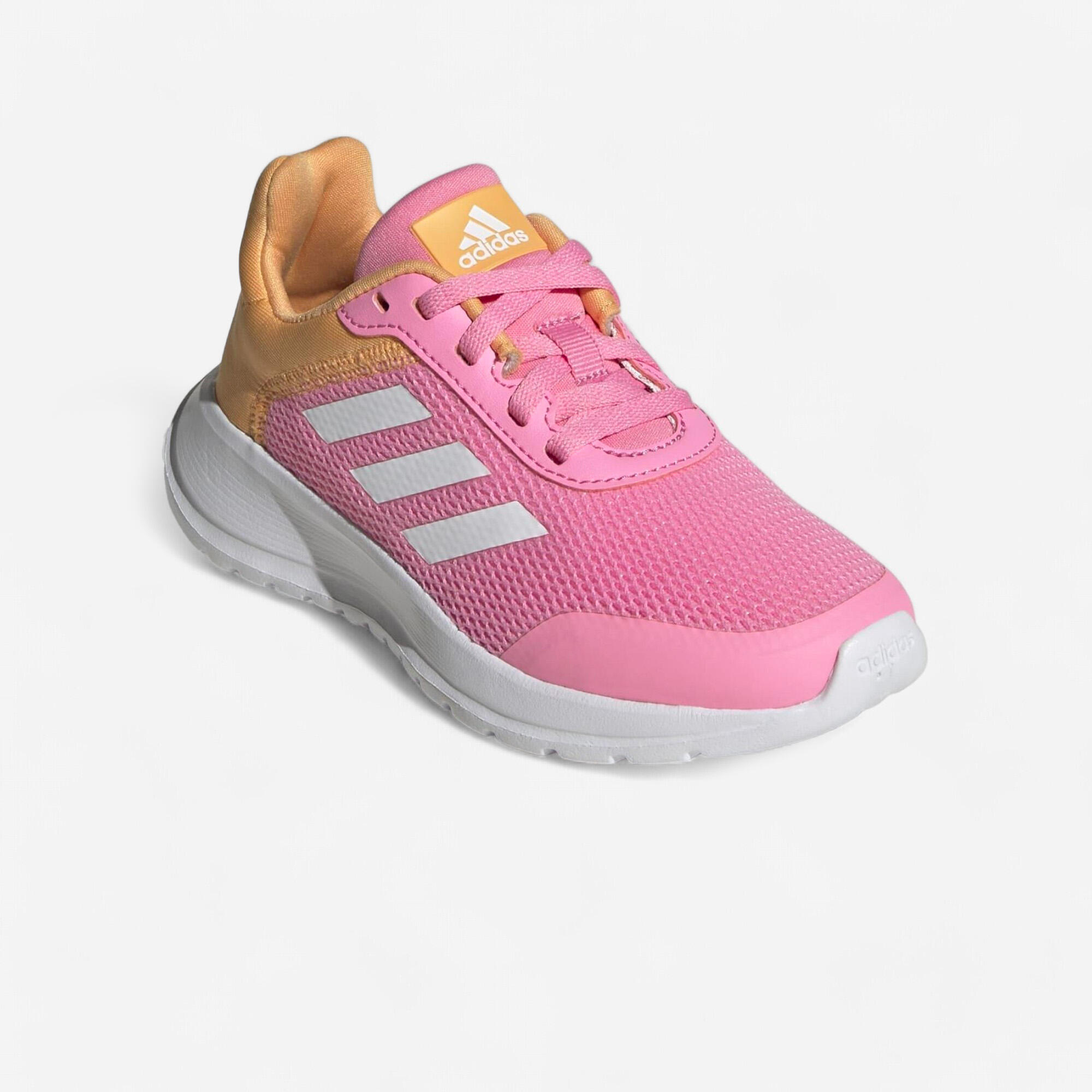 Adidas - Chaussures Tensaur Run Adidas Enfant Rose Blanc Orange - Baskets - Education Sportive Enfant - - 38 - Decathlon