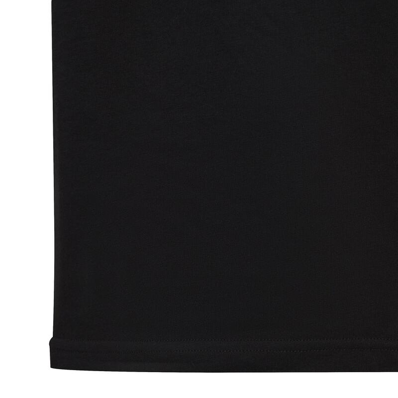 T-shirt nera ADIDAS bambino ginnastica regular fit cotone