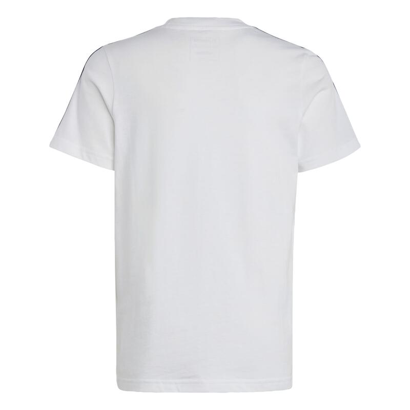 T-shirt bianca ADIDAS bambino ginnastica regular fit cotone