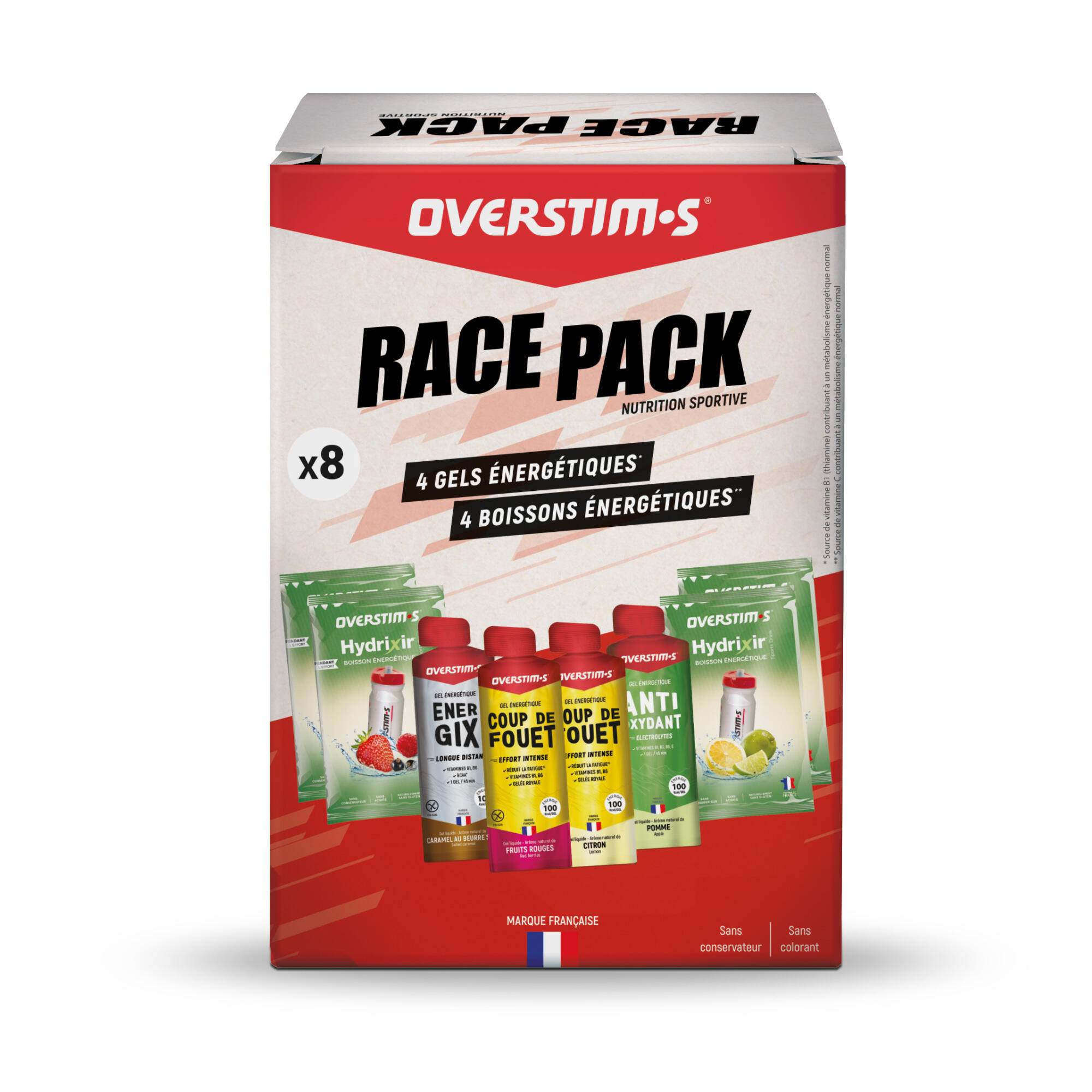 Overstim.s - Race Pack Nutrition Sportive Overstims - Gel Énergétique - Nutrition Et Soin - - Taille Unique - Decathlon