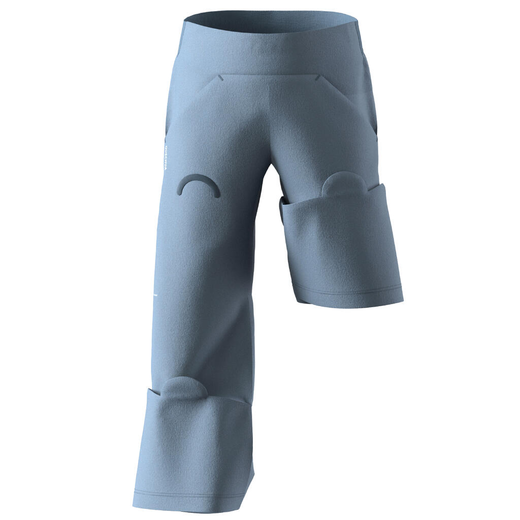 Modulable junior hiking trousers, MH100 Easy blue