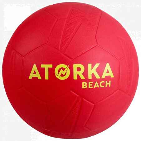 2 dydžio paplūdimio rankinio kamuolys HB500B, raudonas