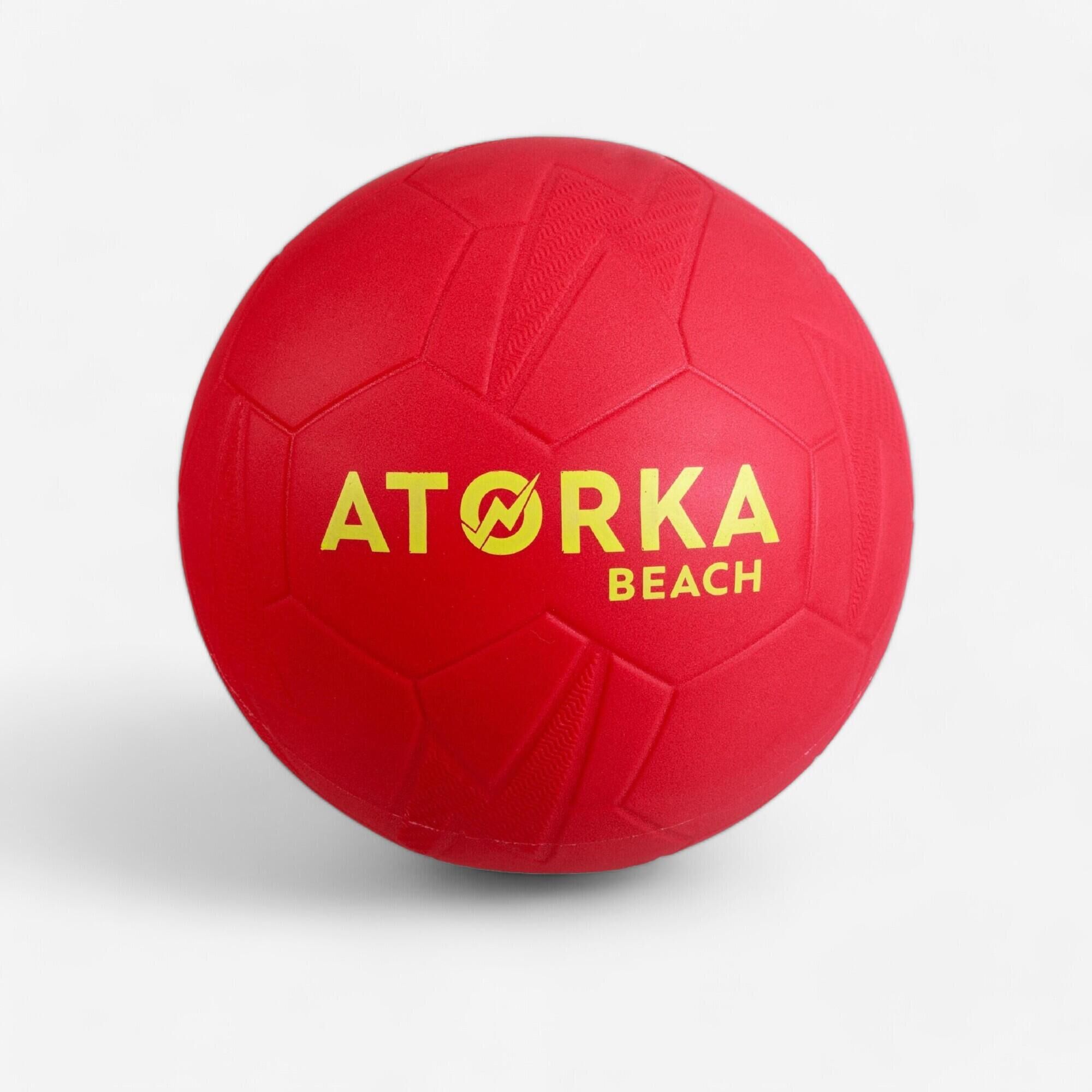 ATORKA HB500B Size 2 Beach Handball - Red