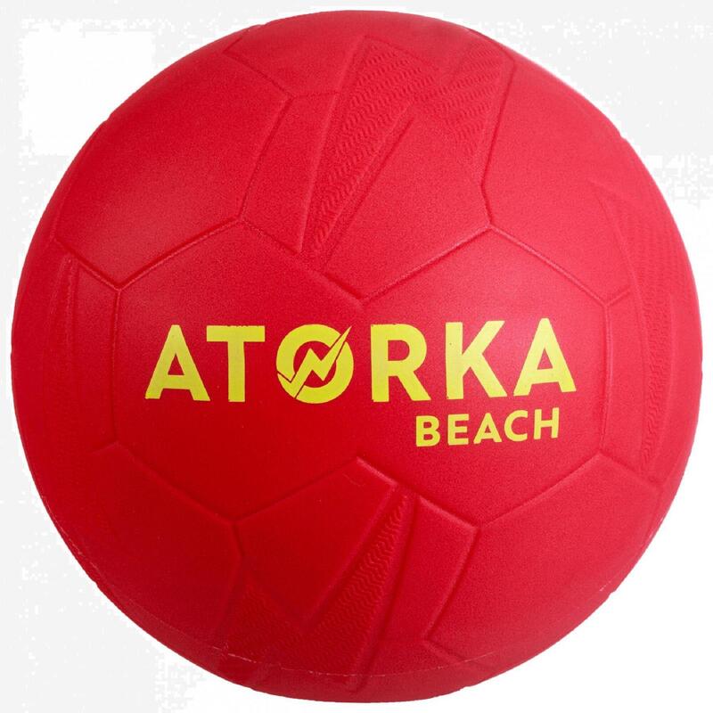 Balón Balonmano Playa Atorka HB500B Talla 2 Rojo