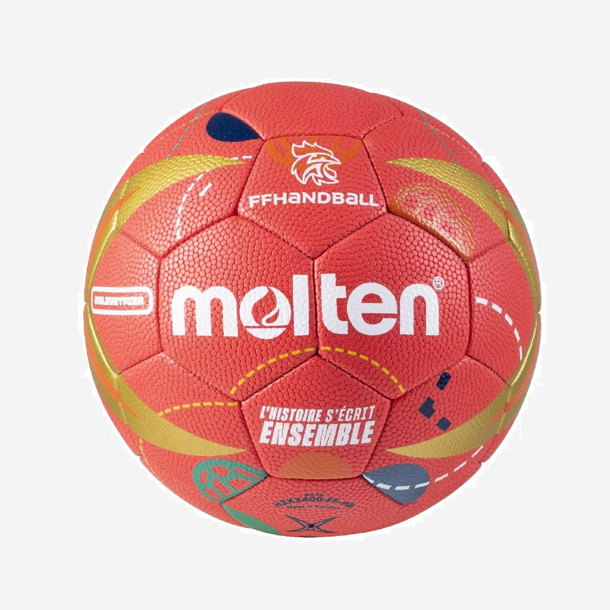 MOLTEN Ballon De Handball Molten Hx3400 Ffhb Taille 2 -