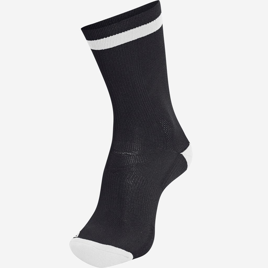 Damen/Herren Handball Socken - HUMMEL Elite schwarz/weiss 1 Paar 