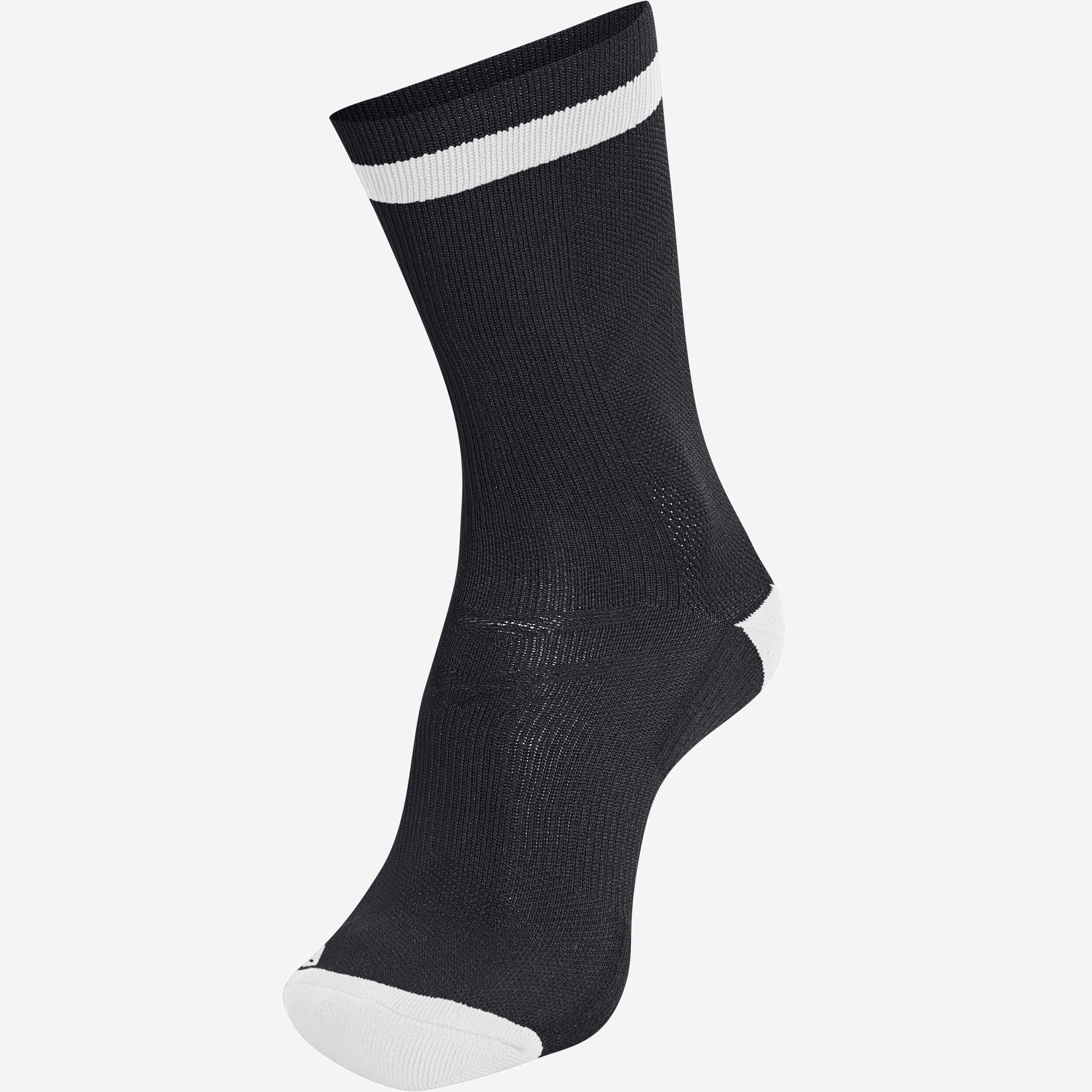 Damen/Herren Handball Socken - Hummel Elite Indoor Sock low schwarz 1 Paar 3/4