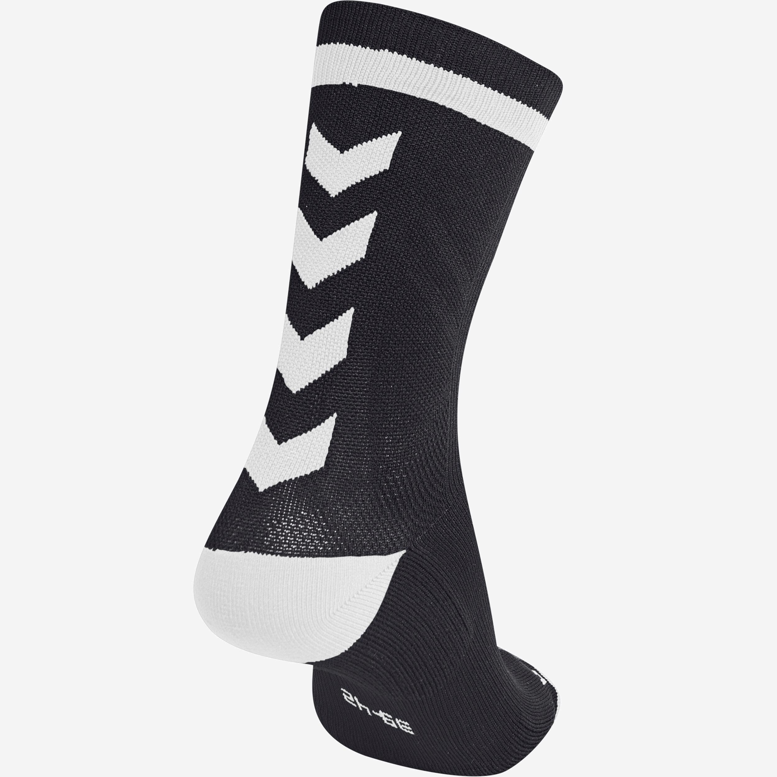 Adult Handball Socks Elite Single-Pack - Black/White 2/4