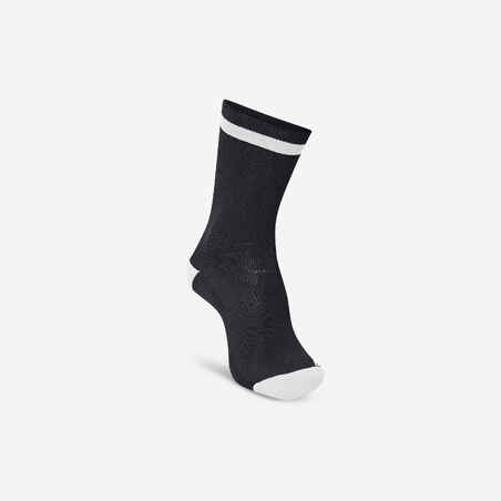 Adult Handball Socks Elite Single-Pack - Black/White