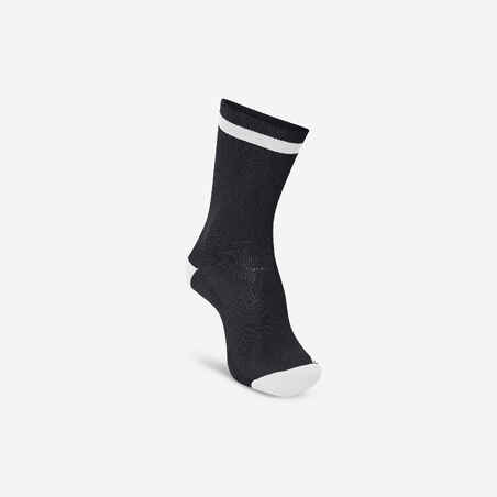 Črne in bele rokometne nogavice za odrasle