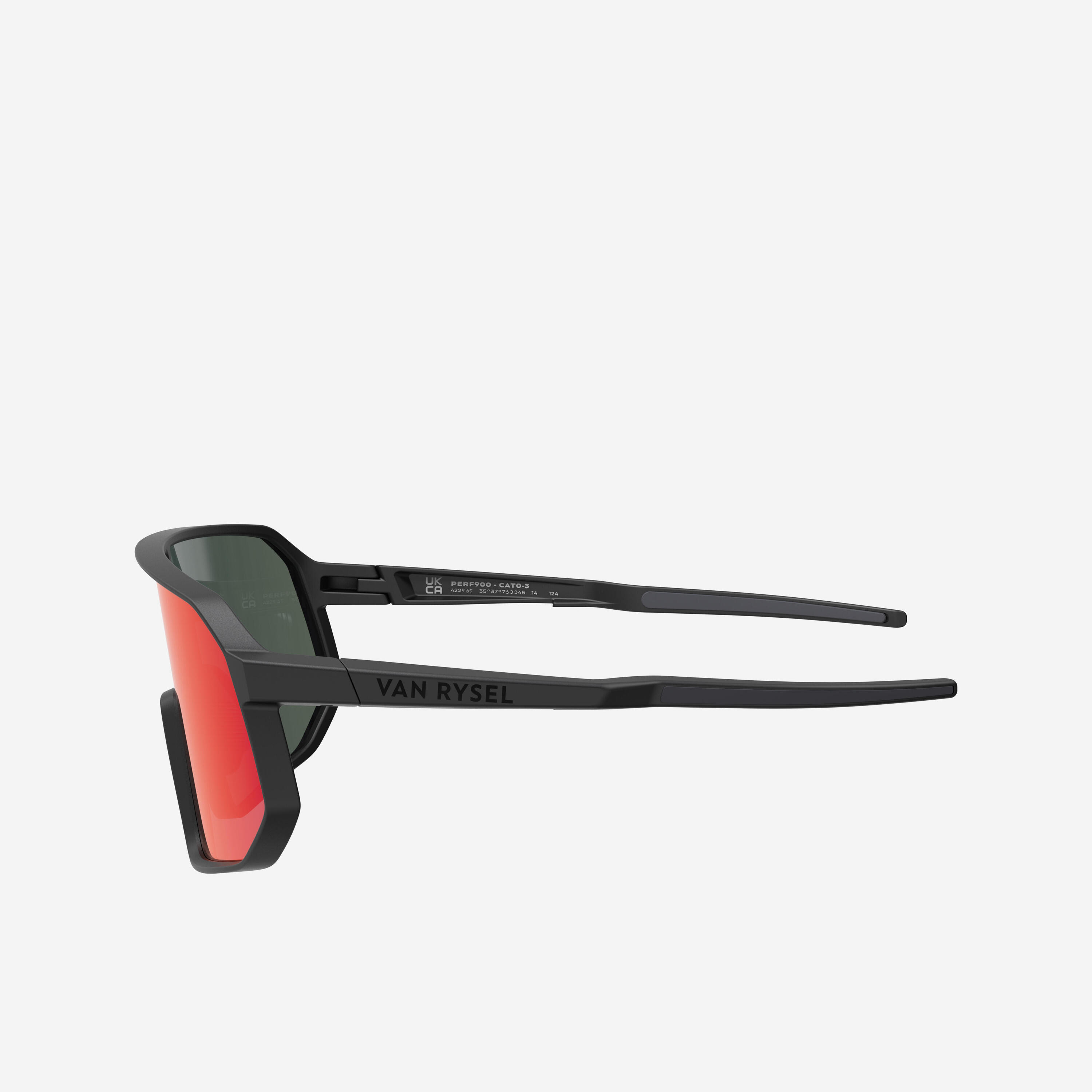 Cycling Cat 3 Sunglasses RoadR 900 Perf - Black 3/5