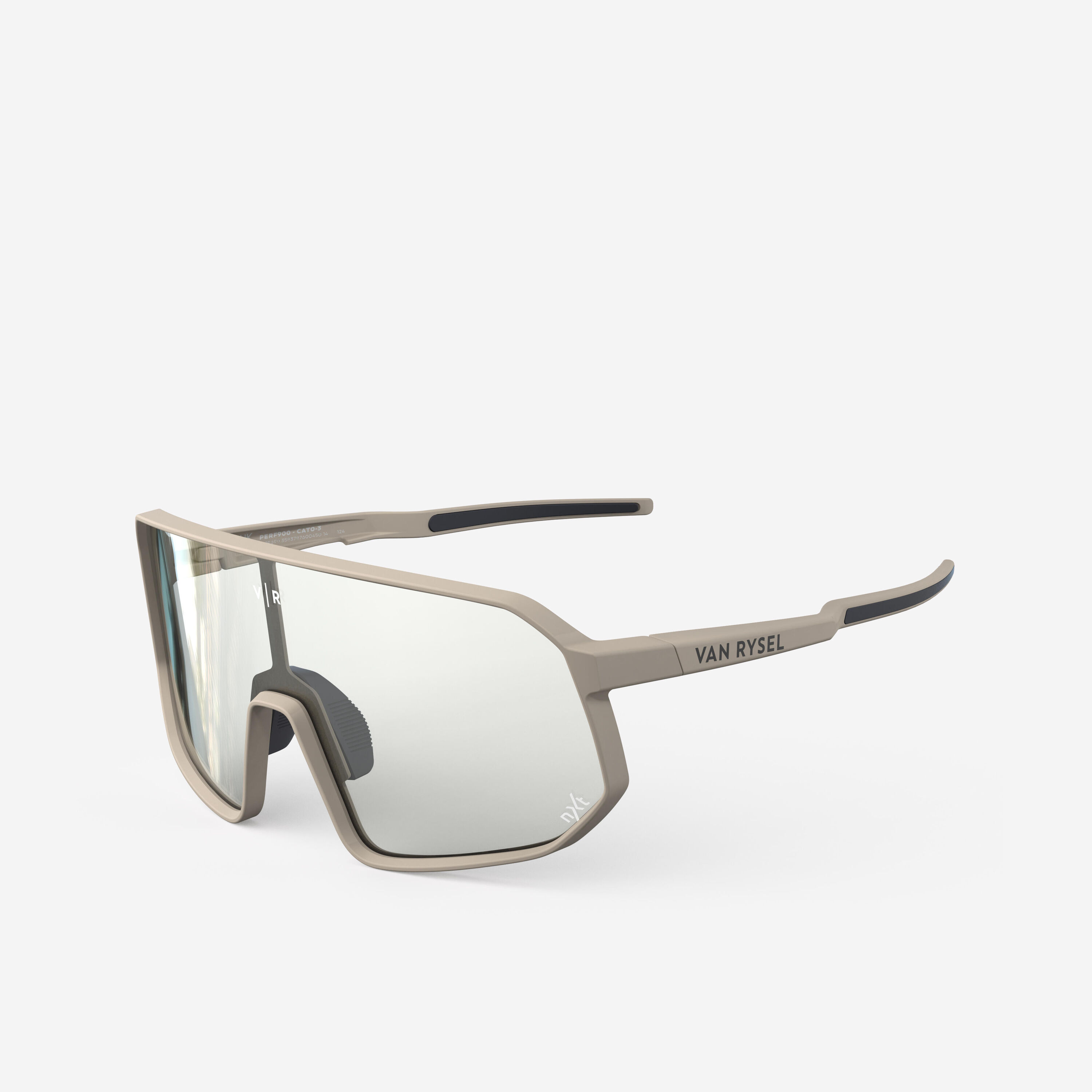 VAN RYSEL Cycling NXT® Photochromic Sunglasses RoadR 900 Perf - Sand