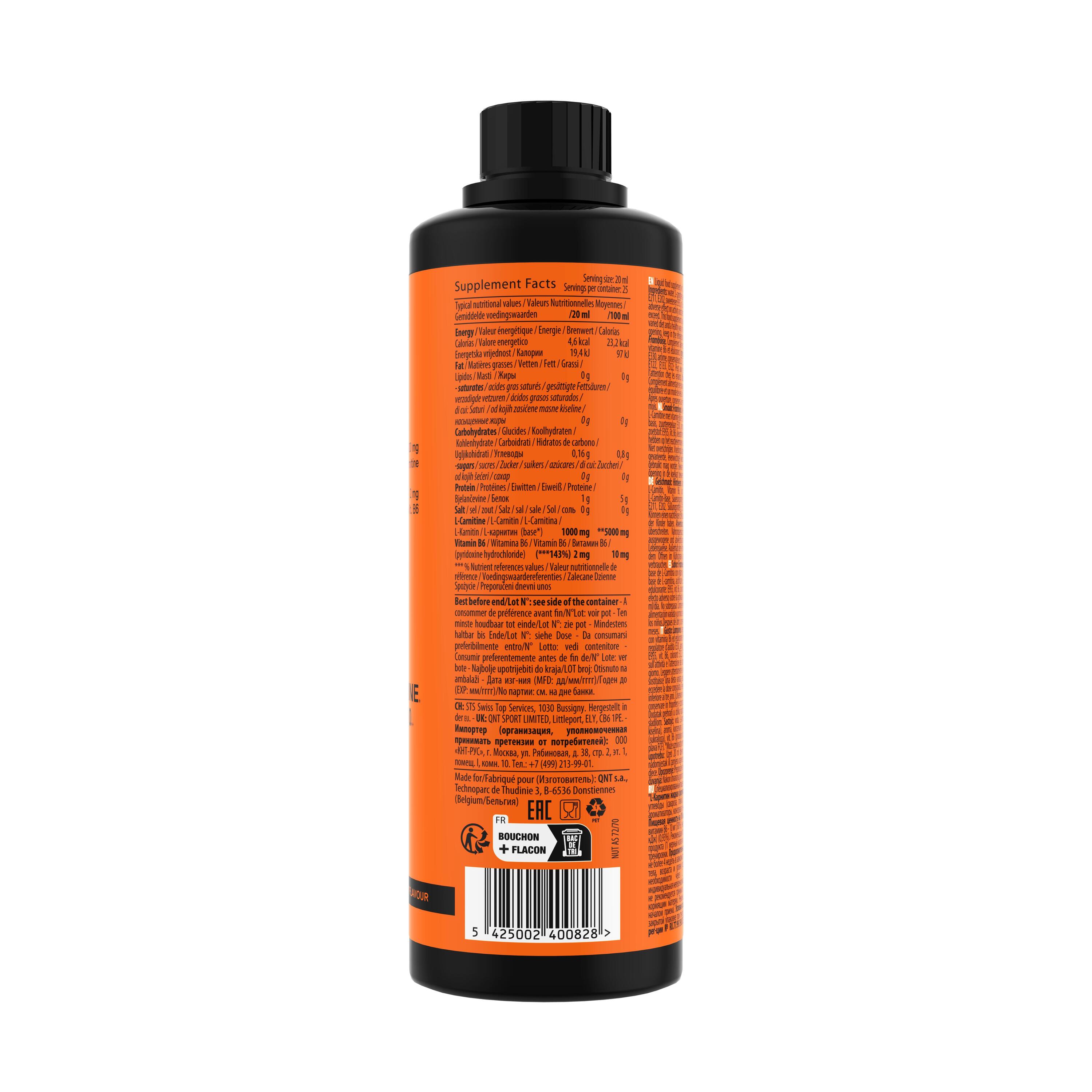 Vloeibare L-carnitine voor krachttraining 500 ml 2/3
