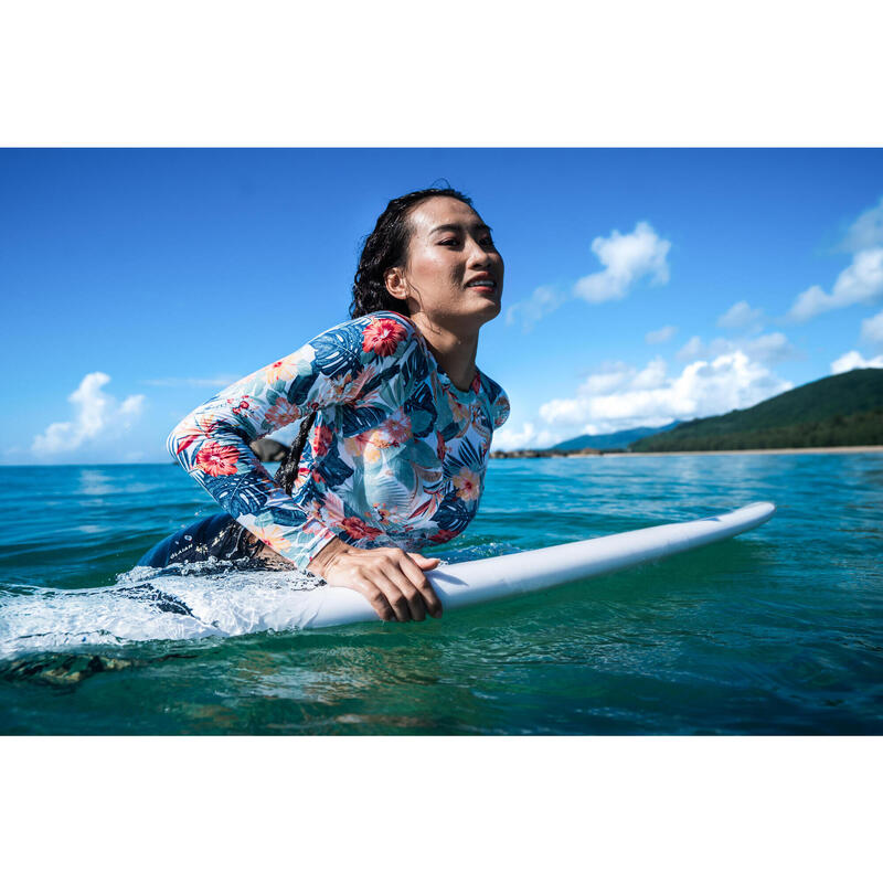 Women's long sleeve UV-protection surfing top 100 Sunny Glory