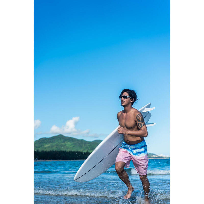 Men's surfing boardshorts BLUE PINK