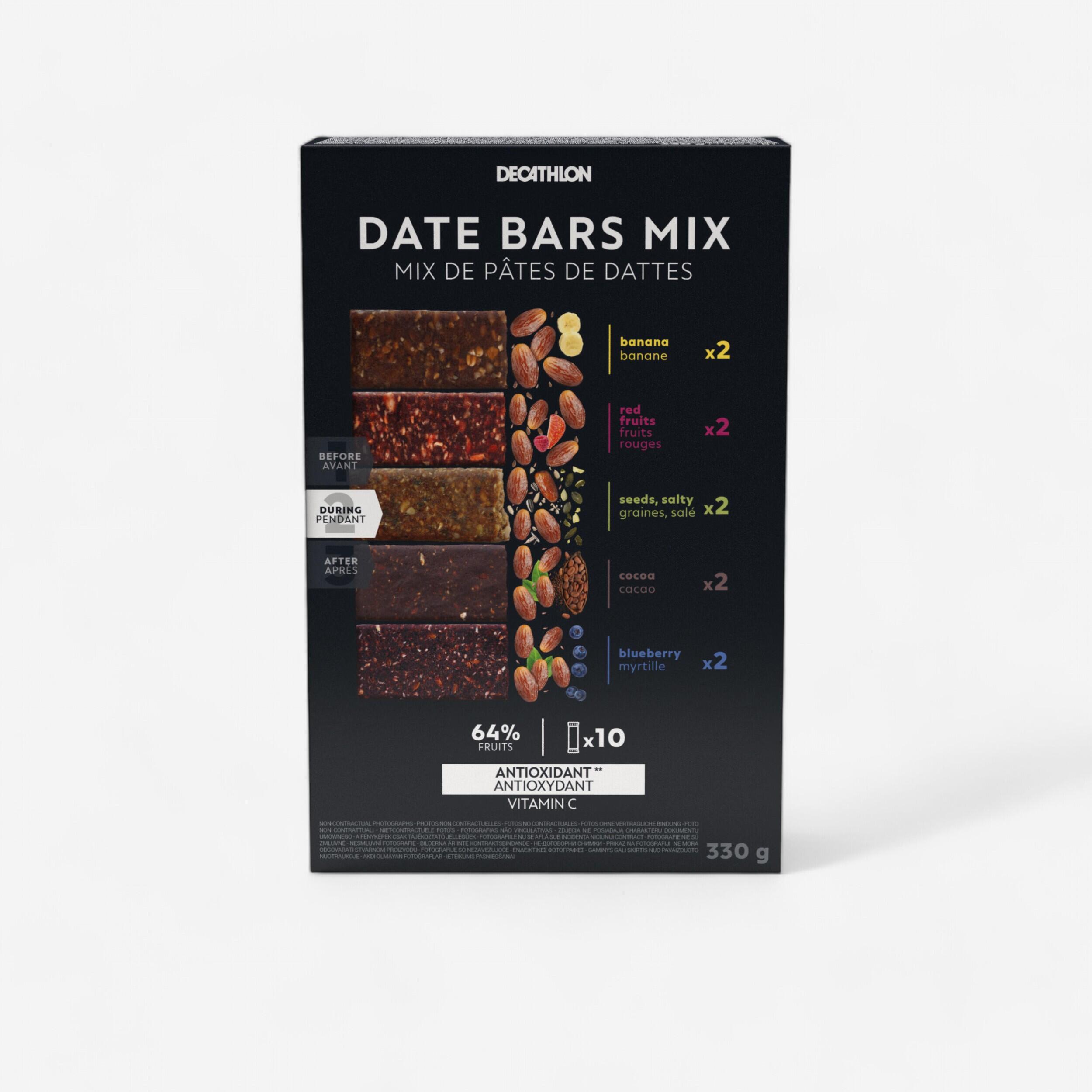 Mix Av Energibars Med Dadlar 10-pack