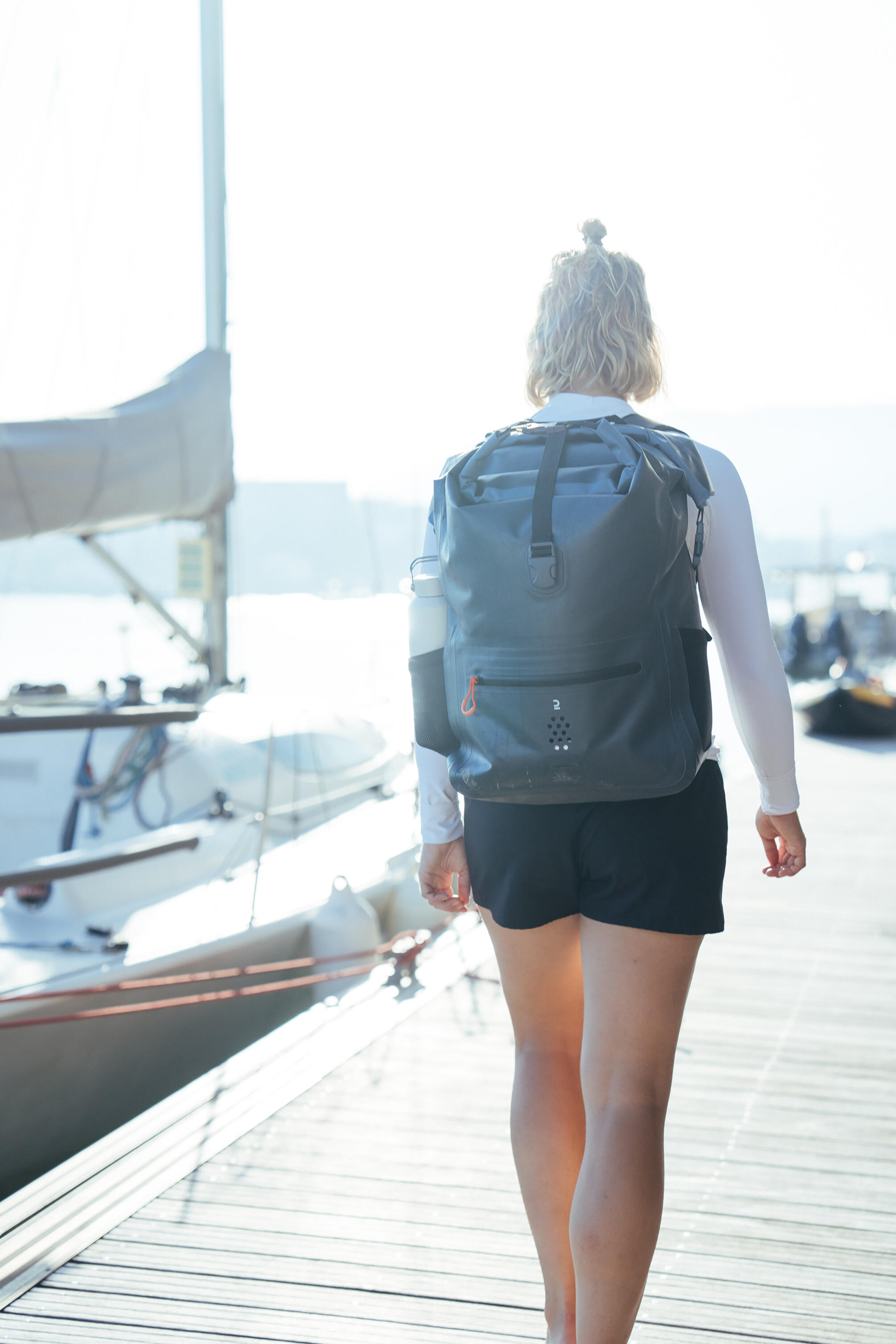 Plecak żeglarski Decathlon szczelny IPX6 35 l 2-częściowy 18/20
