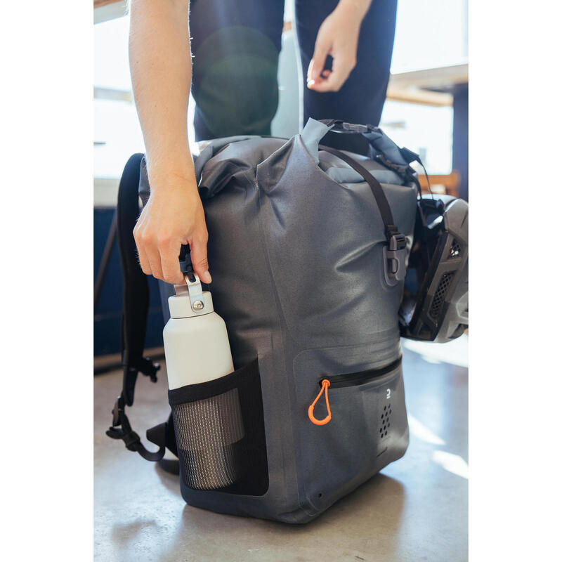 Rucsac etanș IPX6, 2 părți (lucruri uscate, lucruri umede) 35l.