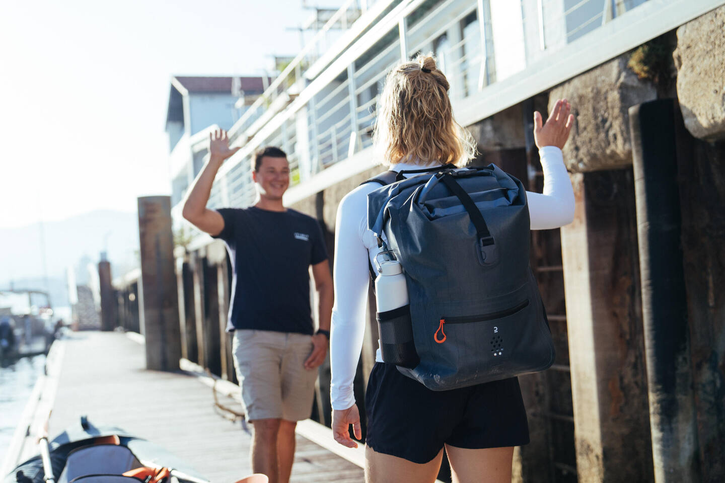 RUCKSACK WASSERDICHT 20L - Actionbild