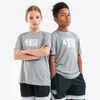 Bērnu basketbola T krekls “900 NBA”, pelēks