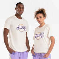 Camiseta de baloncesto NBA Lakers hombre/mujer -  TS 900 AD Blanco