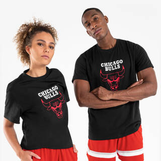 Unisex Basketball TShirt NBA 900AD - Chicago Bulls Black