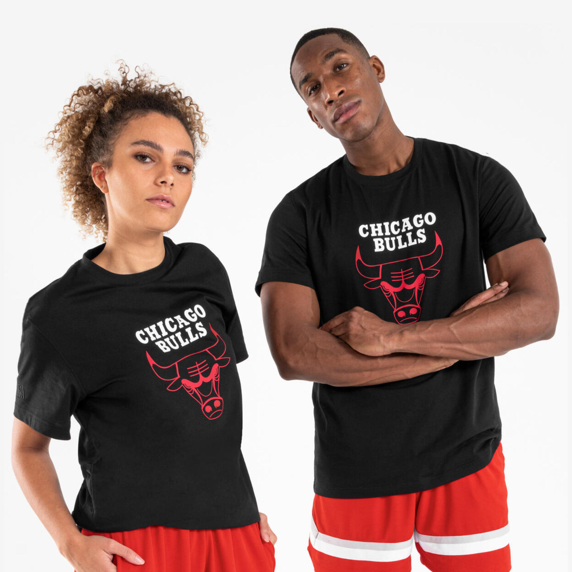 Chicago Bulls men's/women's NBA basketball T-shirt - TS 900 AD Black